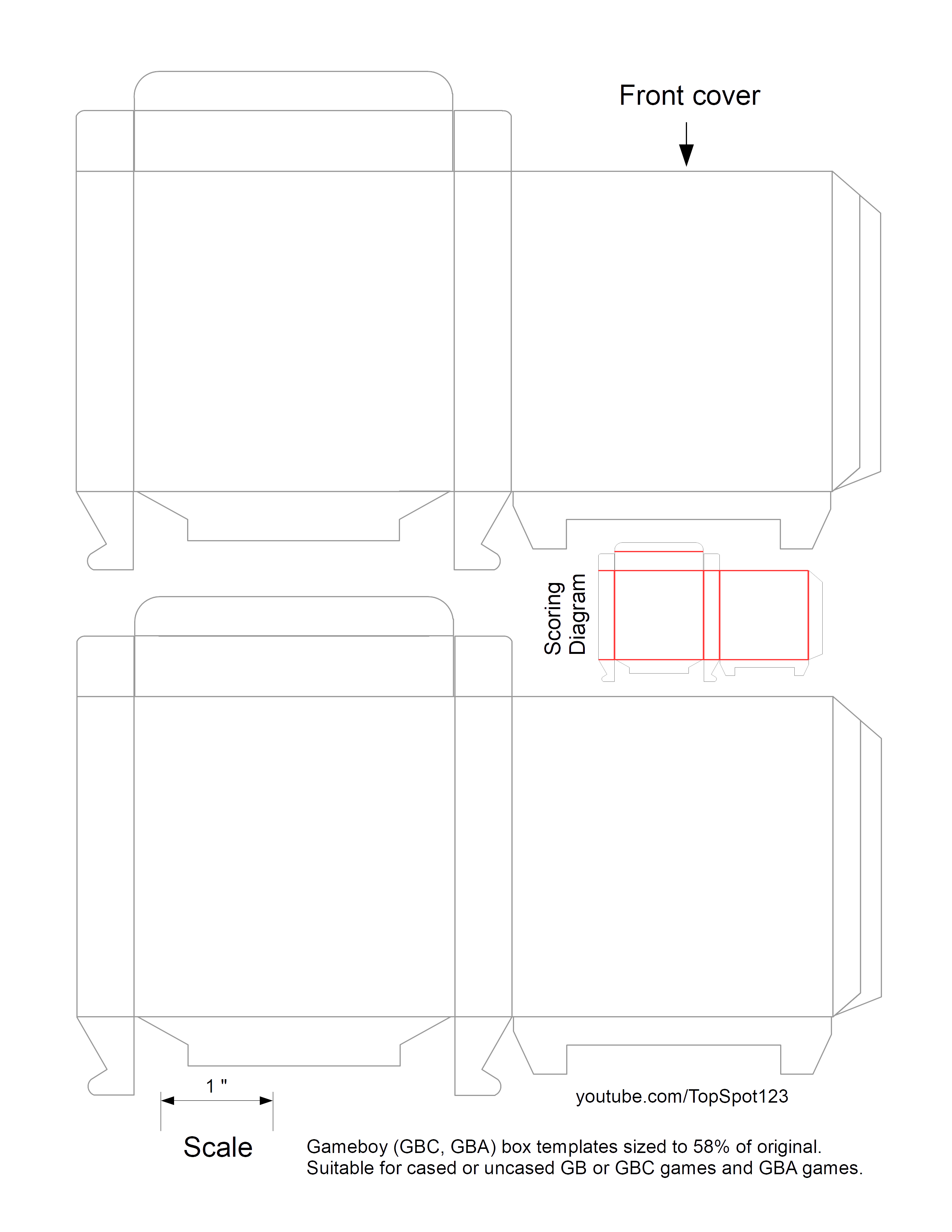 7 357 Gameboy Color Box Design Template Ideamockup